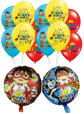 RYAN'S WORLD Birthday Party Latex FOIL 