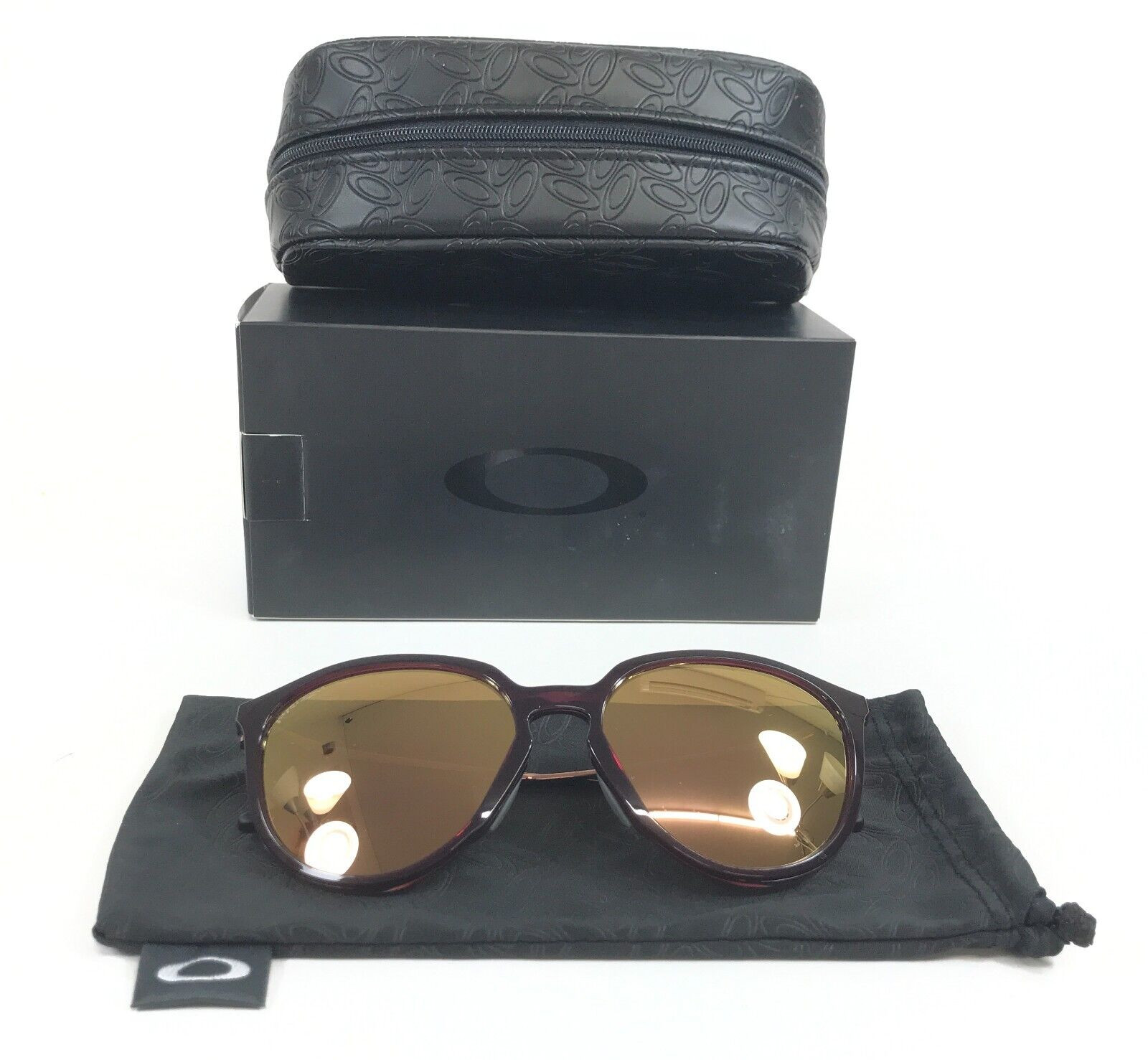 Солнцезащитные очки Oakley Sielo OO9288-0557 Crystal Raspberry с линзами из розового золота Prizm