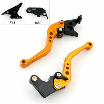 Levier d'embrayage de frein court noir pour Honda CBR650F/CB650F (F-18/H-650) A - Photo 1/4