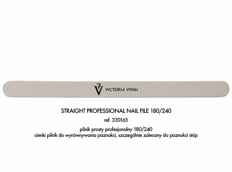 Victoria Vynn Salon Nail File STRAIGHT PROFESSIONAL 180/240