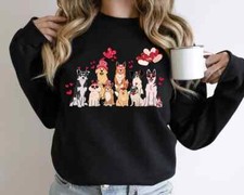 Dog Mama Valentine Day T Shirt, Long Sleeve, Sweatshirt and Hoodie.