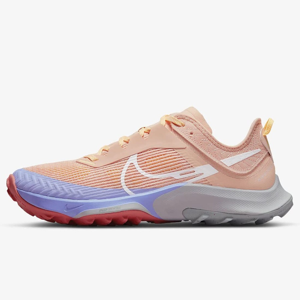Nike Womens Air Zoom Terra Kiger 8 Running Shoes Arctic Orange White Melon Tint Size 6