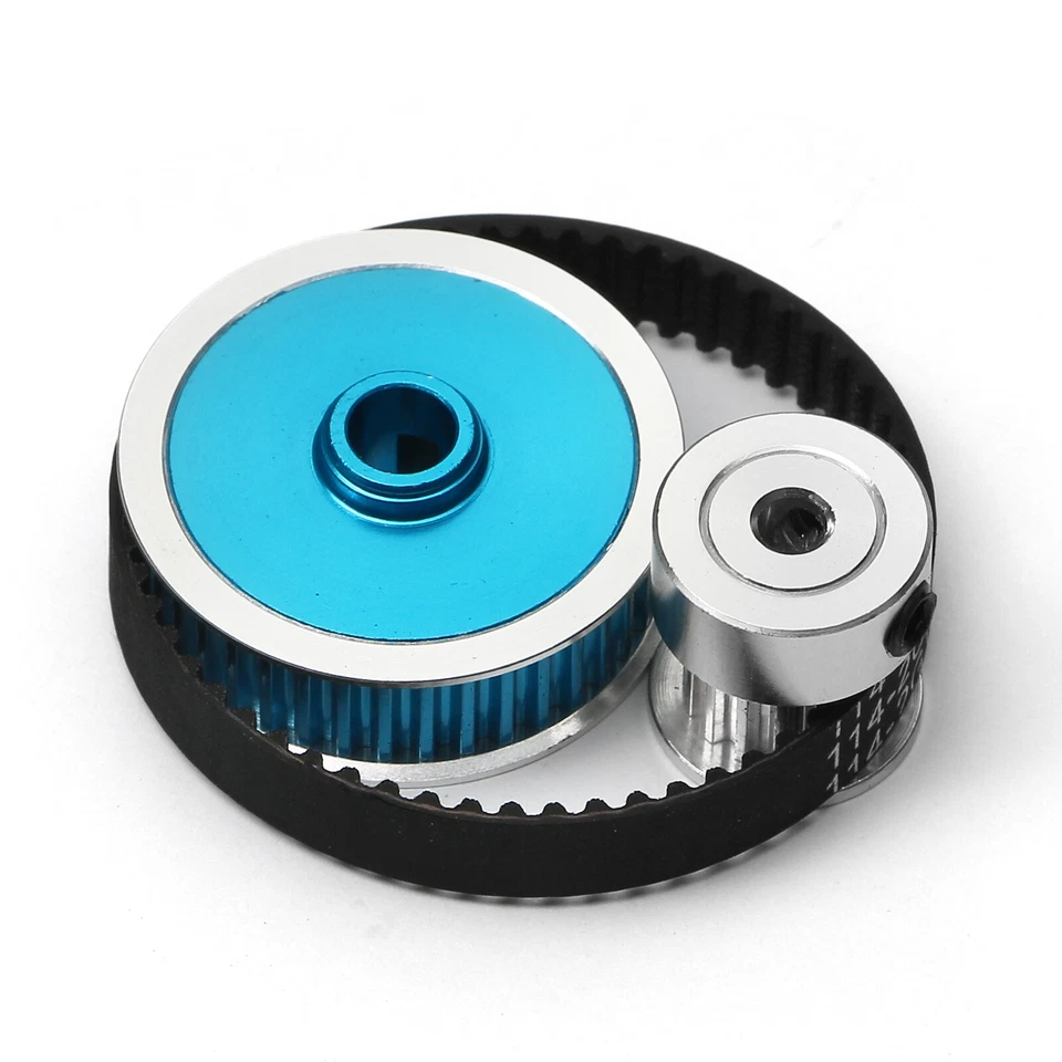 Gearbox Belt Drive Transmission Gear Kit For Tamiya TT02 TT-02 1/10 RC Car Parts - Image 3 of 4