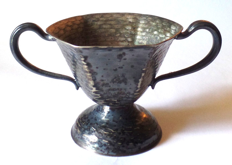 Antique Vintage 1881 ROGERS EPNS 523 Small 6 Sided Creamer? with 2 Handles