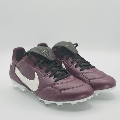 Nike Premier 3 FG Merlot Black Sail Soccer HM0265-602 Men's Size 7 Wmn 8.5