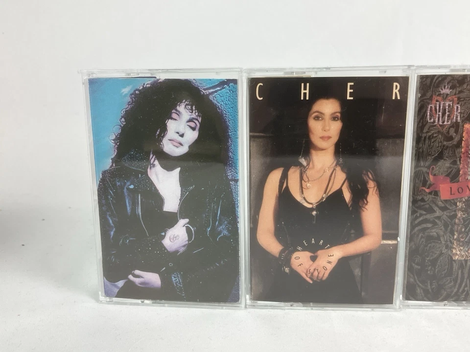 CHER Cassette Tape Lot x6 Believe Heart Stone Love Hurts Greatest Hits Paralyze - Image 3 of 4