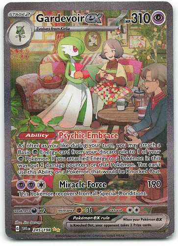 Gardevoir ex 245/198 Special Illustration Rare Scarlet & Violet Pokemon Holo
