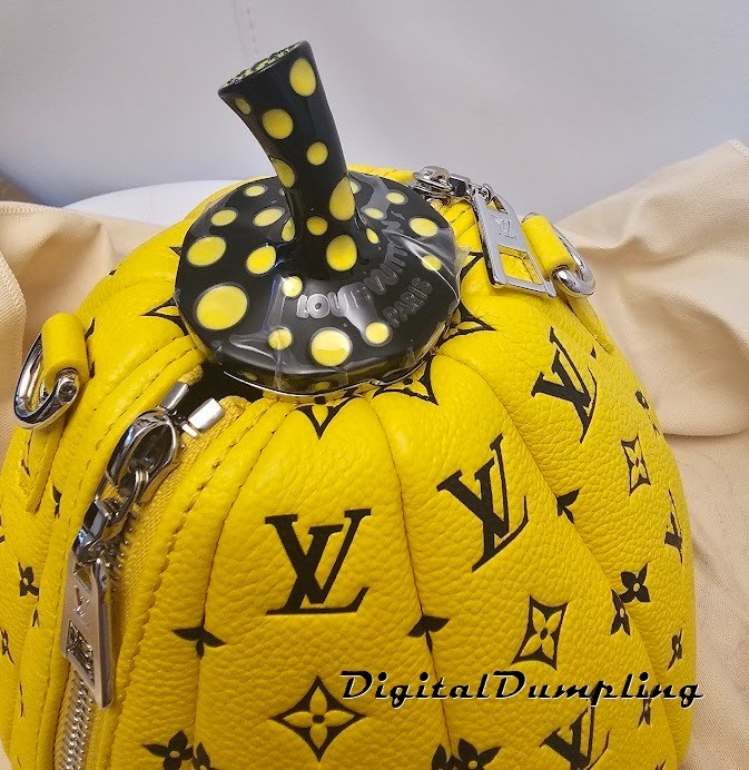 Louis Vuitton x Yayoi Kusama Limited Edition Pumpkin Bag Yellow Monogram image 8