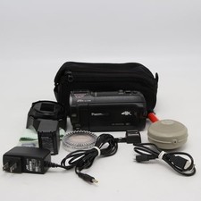 Panasonic HC-WX970M Black 4K Video Camera Wipe Take Camcorder  w/Battery