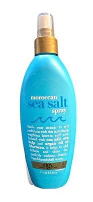 ogx moroccan sea salt tousle spray 6oz scuffed bottle