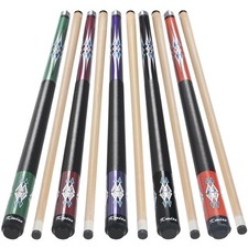 Pool Stick Set of 5, 58 Inch Pool Cue Stick,Snooker Play Billiard Pool Sticks fo