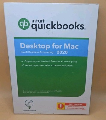 INTUIT QUICKBOOKS DESKTOP 2020 FOR MAC FULL DVD RETAIL BOX VER