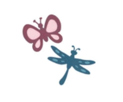 New- Lifestyles Crafts Quickutz Cutting Die - 4x4 Butterfly