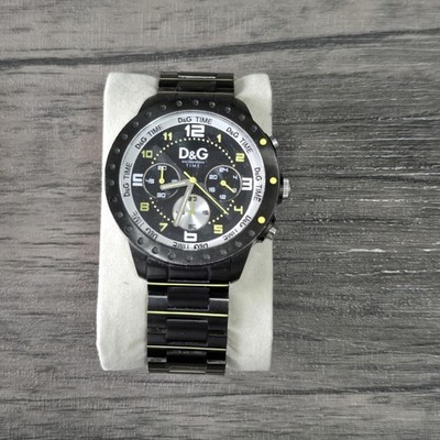 D&G Dolce and Gabbana DW0193 Navajo Chronograph Multifunction Gunmetal  Watch