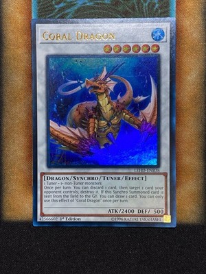 Yugioh Coral Dragon LEHD-ENB38 Ultra Rare 1st Ed NM