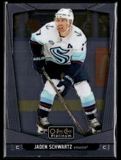 2024-25 O-Pee-Chee Platinum Base Jaden Schwartz Seattle Kraken #180