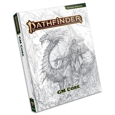 Paizo Pathfinder 2E Gm Core Sketch Cover Second Edition Hardcover 2Nd