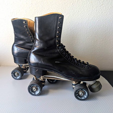Vintage Riedell 297 Roller Skates Size 9.5 Chicago Custom American Roller USA