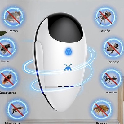 Plug-In Ultrasonic Pest Repeller Electric for Mouse Rat Roach Spider Mosquito