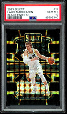 2023 Select Concourse Black Finite Prizm #19 Lauri Markkanen 1/1 PSA 10