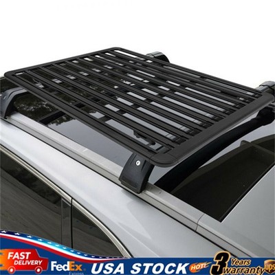 Roof Rack Universal Car Top Luggage Rack Cargo Carrier Aluminum Alloy Luggage