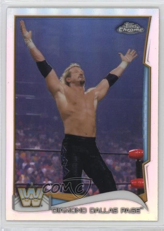 2014 Topps Chrome WWE Refractor Diamond Dallas Page #99 HOF 09if