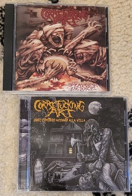 Corpsefucking Art 2CD Lot Brutal Death Metal Splatter Deluxe Quel Cimitero