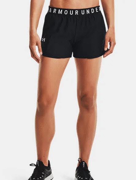 Under Armour Play Up Shorts 30 Damen Sporthose kurz Schwarz 5890₽