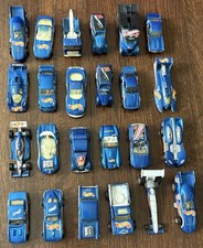 Vintage Hot Wheels Race Team  70s -90  s Series Blue Lot Of 24 