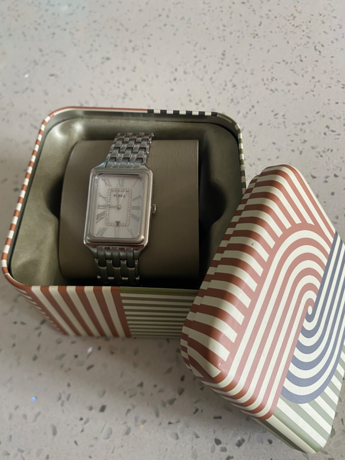Fossil Raquel silver watch