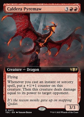 MTG CALDERA PYREMAW 73 EXC - PYROFAUCI DELLA CALDERA - TDC X EN - MAGIC