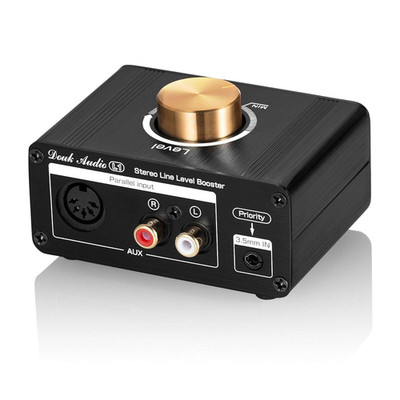 Douk Audio L1 Mini Stereo Line Level Booster Amplifier Audio Preamp 20Db Gain