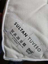 IKEA sultan Tuvebo 7.5cm deep Double Mattress Topper  With Fire Label in GC