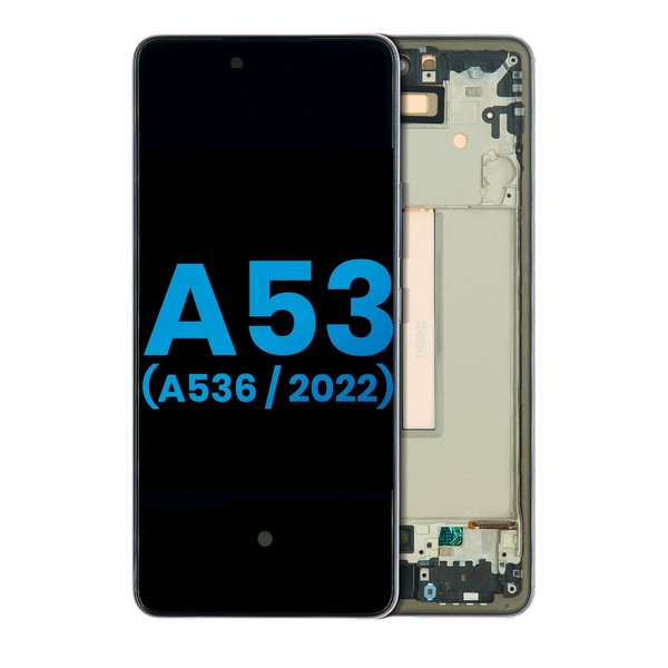 Lcd-Display Mit Rahmen FüR Samsung Galaxy A53 5G (A536 / 2022) (Ohne Fingerabdru-image