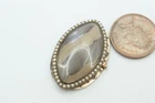 ANTIQUE ENGLISH GEORGIAN 9K GOLD HAIR MOURNING CLASP Dr. JOSEPH MAUD 1799