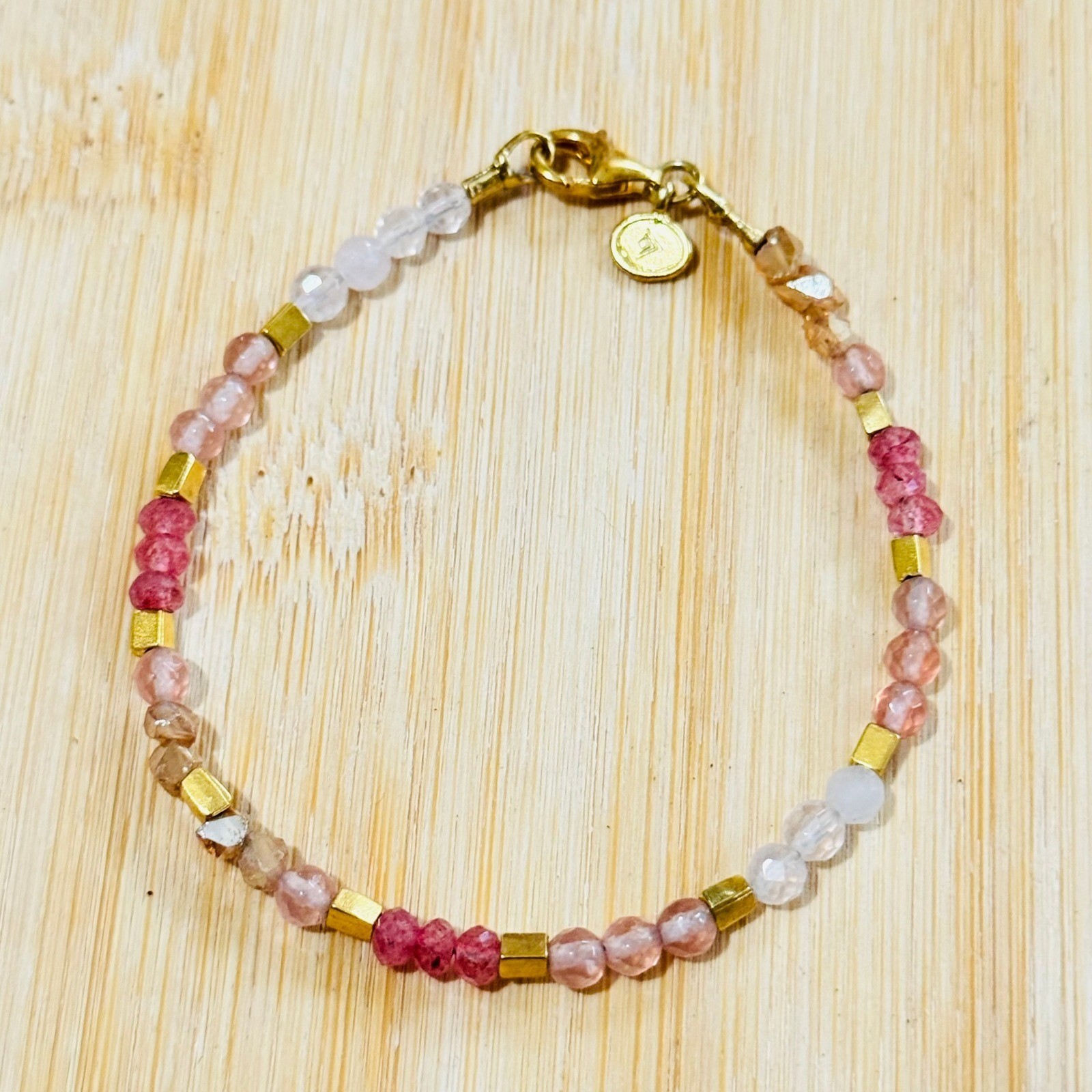 Silpada Collection Bracelet Signed Thin Stone bea… - image 3