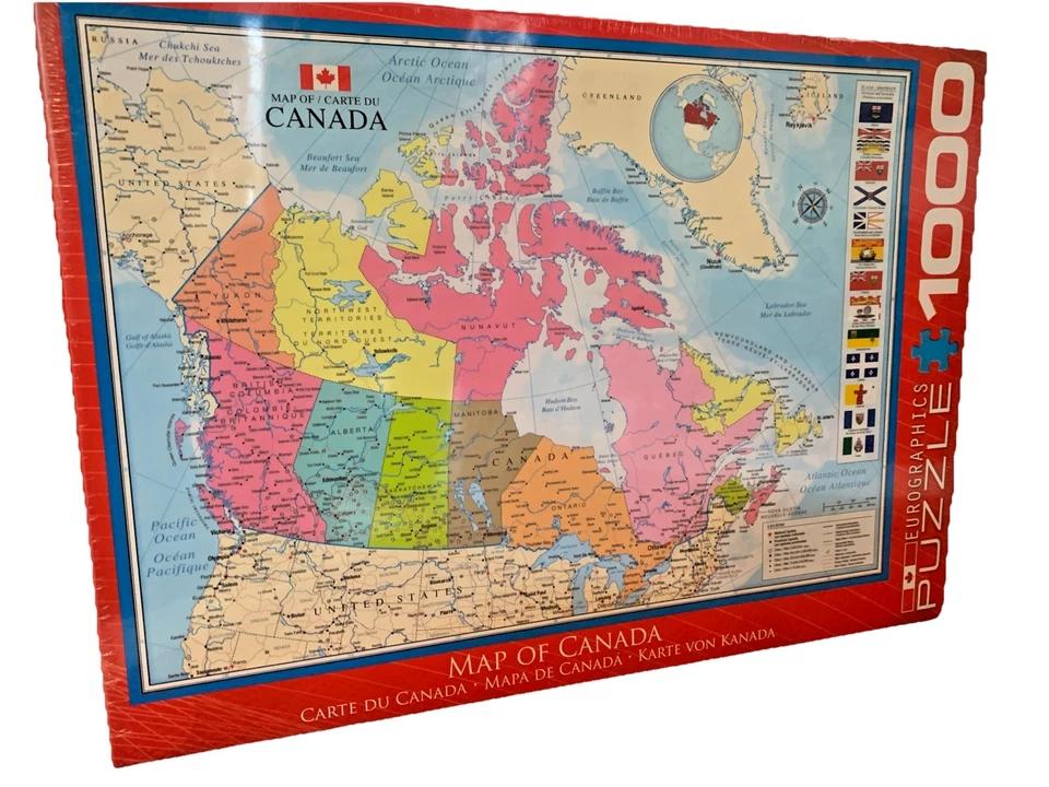 EuroGraphics Map of Canada Puzzle (1000 Piece) - Image 4 of 4