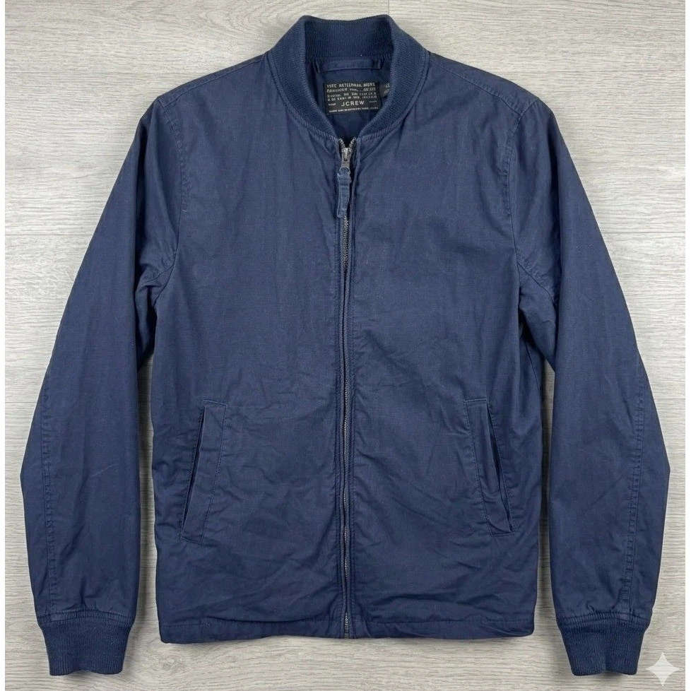 J.CREW Cotton Outer Shell Blue Coats, Jackets & Vests for Men for