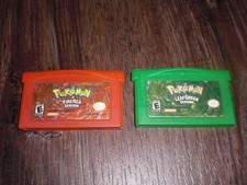 AUTHENTIC Pokemon Fire Red Version Leaf Green Game Boy Advance GBA DS GENUINE 1