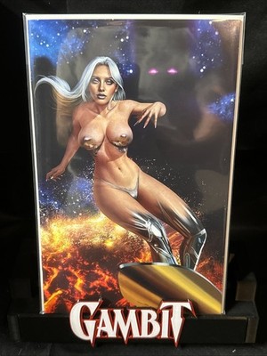 SKYLINE #6 CVR-C SIDNEY AUGUSTO SILVER SURFER SHALLA-BAL BRA/PANTIE VIR LTD 100