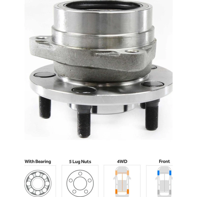 Ступица колеса для 1984-1989 Jeep Cherokee Wagoneer Comanche Wrangler - Изображение 2 из 4