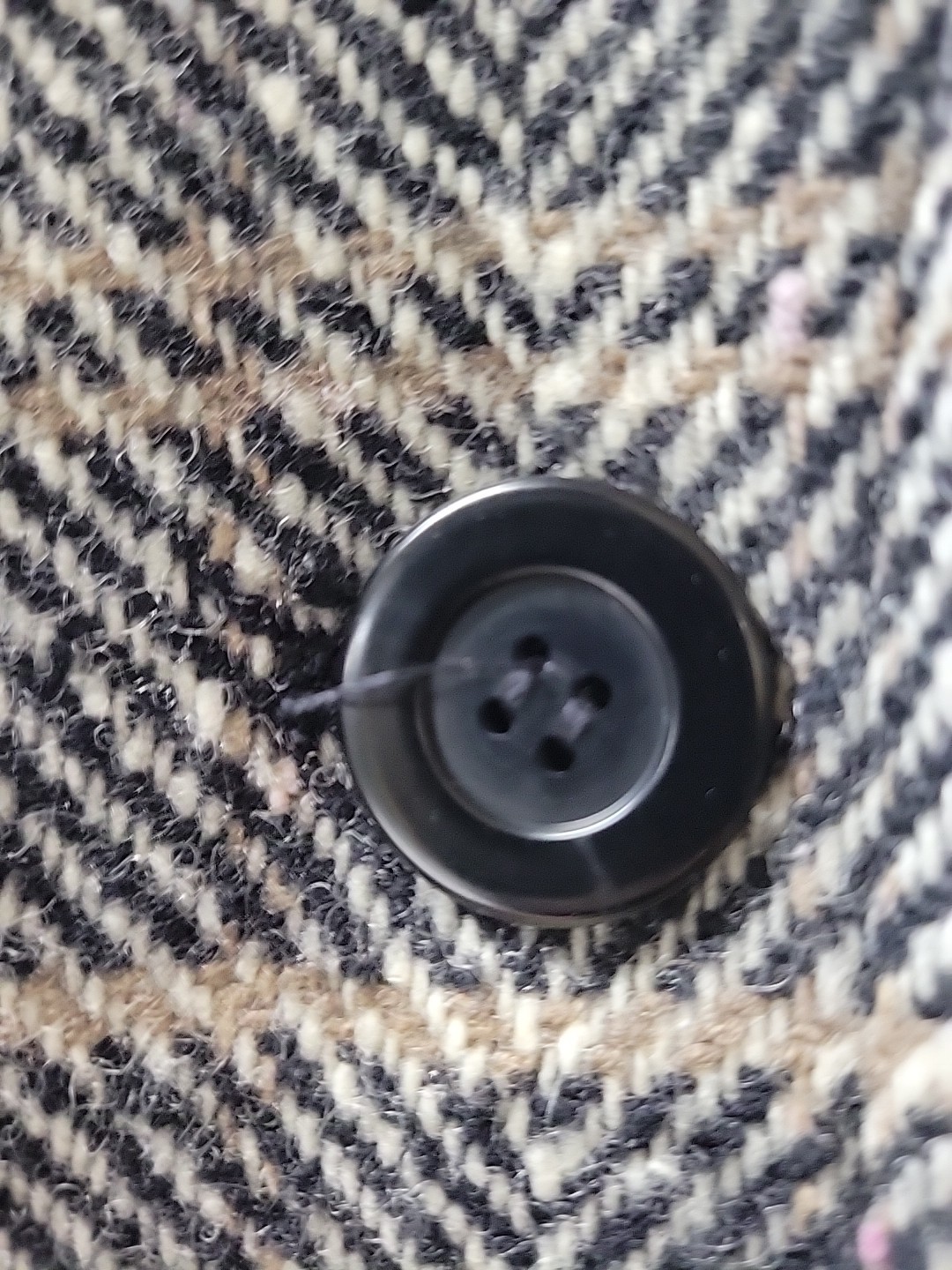 VTG Pendleton Wool Double Breasted Herringbone Tr… - image 12