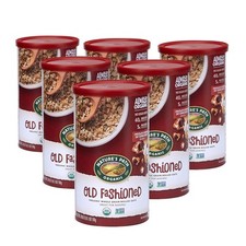 Nature's Path Organic Old Fashioned Oatmeal, Whole Grain Non-GMO, 18oz 6 Pack