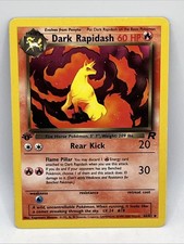 Dark Rapidash 44/82 Uncommon Team Rocket Pokemon 1st Edition