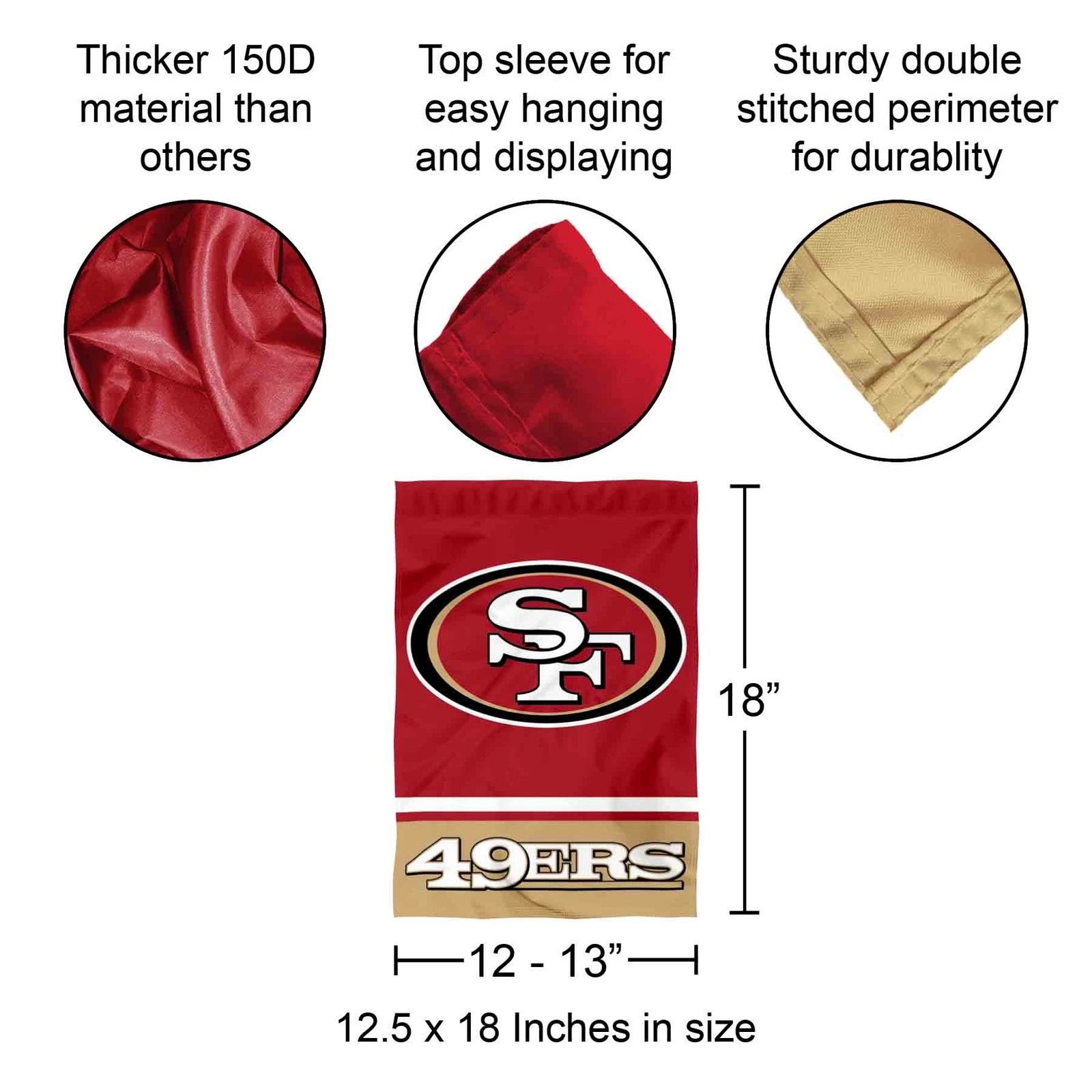 San Francisco 49ers Garden Flag and Yard Banner