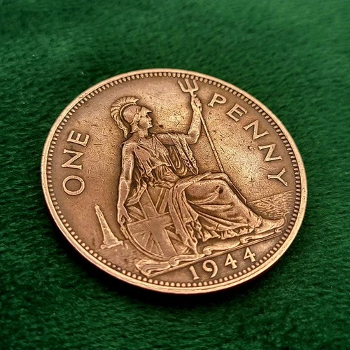 1944 George VI Penny — photo from the most recent tracked eBay sale
