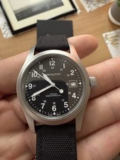 Hamilton Khaki Field Officer Mechanical H694190 Schwarzes Zifferblatt