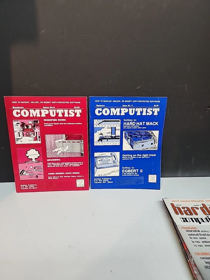 Hardcore Computing Magazine  Apple Computer Lot 10 Issues VG - Image 3 of 4