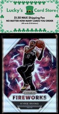 2020-21 Panini Prizm #20 Kyrie Irving Fireworks Prizms Silver