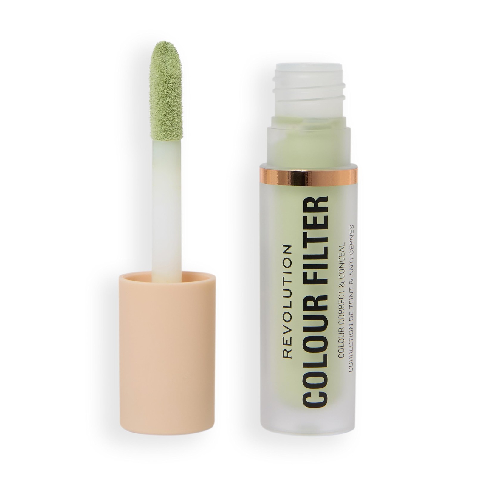 Revolution Colour Filter Correcting Concealer, 4 g (Pack of 1), Green - Image 2